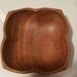 Wooden bowl